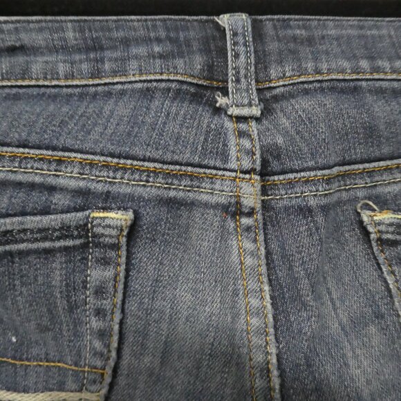 AMERICAN EAGLE - Stretch | size 2 | Classic Dark Blue Denim Shorts - Picture 10 of 14